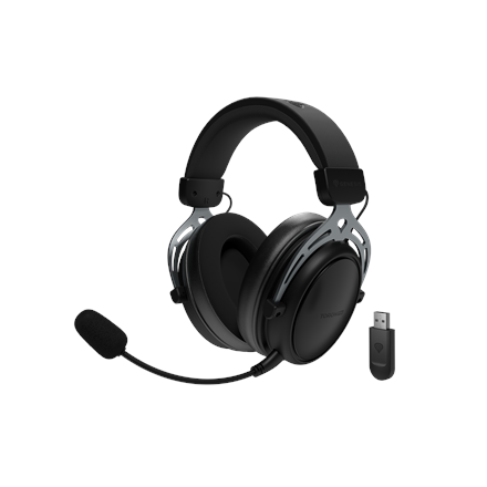 Genesis Headset Toron 706 Bluetooth, 2.4 GHz Over-ear Microphone juodas