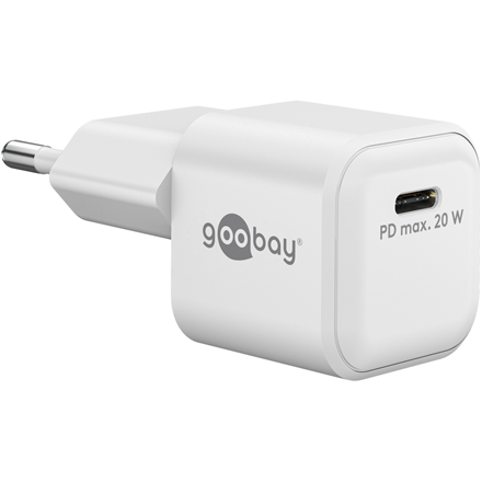 Goobay 20 W USB-C PD GaN greitasis įkroviklis Nano USB-C