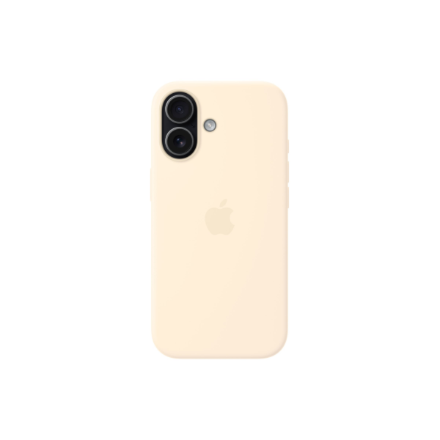 Apple (Apple iPhone 17 silikoninis dėklas su MagSafe – Vanilė)