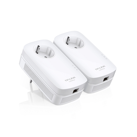 TP-LINK AV1300 Gigabit Passthrough Powerline pradinis rinkinys TL-PA8010P KIT, 1300 Mbit/s, Ethernet LAN (RJ-45) prievadai: 1, be Wi-Fi, papildomas lizdas