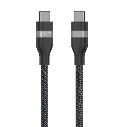 Anker pintas USB-C–USB-C laidas, 0,9 m, 240 W, juodas