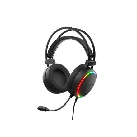 Genesis Neon 613 G2 žaidimų ausinės, laidinės, apgaubiančios ausis, mikrofonas, juodos