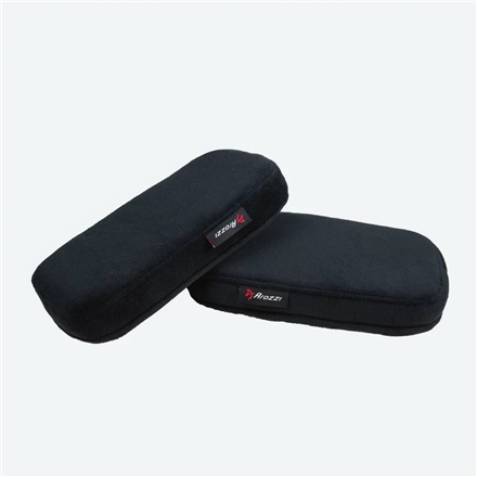 Arozzi подушки для подлокотников из пены с эффектом памяти, 270x135x40 mm, чёрные