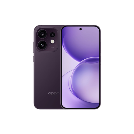 OPPO Reno16 5G (CPH2865) Violetinė juoda 6.32 " AMOLED 2640 x 1216 pikselių Qualcomm Snapdragon 7 Gen 4 Vidinė RAM 8 GB 256 GB Dvi SIM kortelės 5G Pagrindinės kameros raiška 50+50+50 MP Antrinės kameros raiška 50 MP Android 16