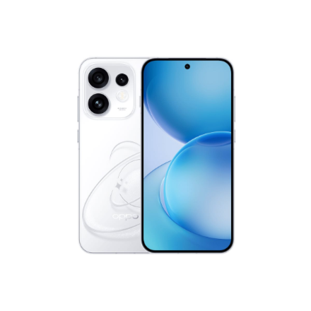 OPPO Reno16 5G (CPH2865) Ryški balta 6.32 " AMOLED 2640 x 1216 pikselių Qualcomm Snapdragon 7 Gen 4 Vidinė RAM 8 GB 512 GB Dvi SIM kortelės 5G Pagrindinės kameros raiška 50+50+50 MP Antrinės kameros raiška 50 MP Android 16