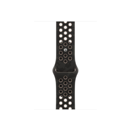 Apple (APPLE 46mm Sutemų juoda Nike sportinis dirželis - M/L)