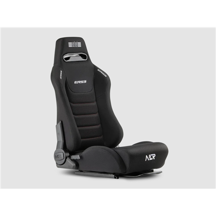 Next Level Racing ERS3 Elite audinio ir tinklelio versija, atlošiama sėdynė, SIMAERO tinklinis audinys, juoda