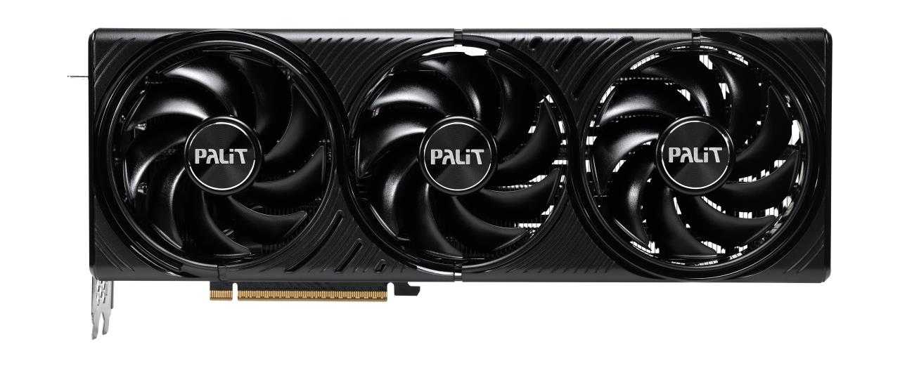 Видеокарта Palit GeForce RTX 5080, 2295 MHz, 16 GB GDDR7, 256 бит, PCI Express 5.0, активное охлаждение, NE75080U19T2-GB2035S