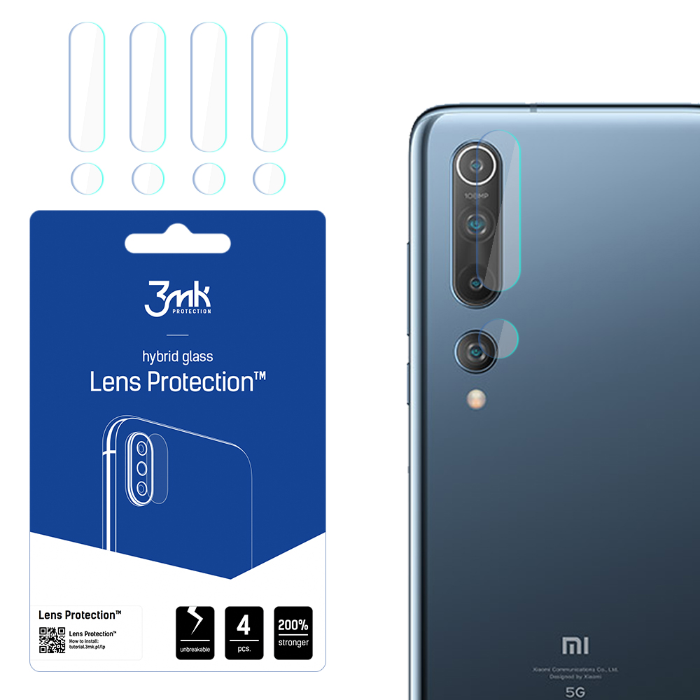 Защита камеры 3MK HybridGlass для Xiaomi Mi 10 5G