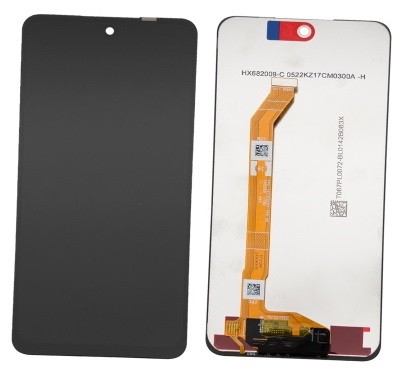 Ekranas Realme C71 4G su lietimui jautriu stikliuku Black ORG