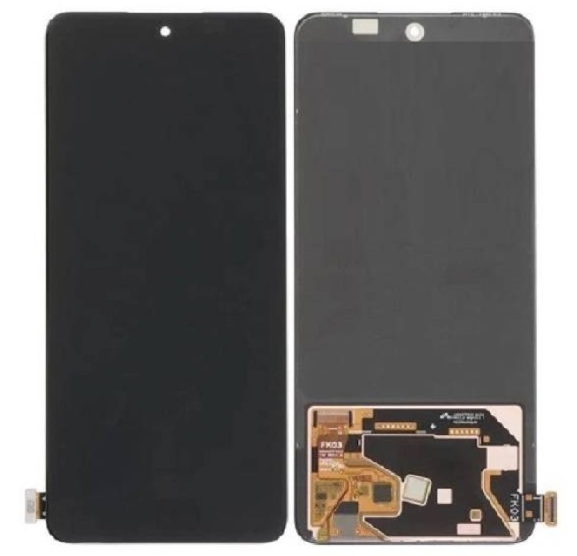 Ekranas Oppo Reno 12F/12FS 4G/5G/Realme 12 4G su lietimui jautriu stikliuku Black ORG