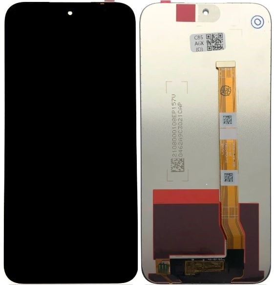 Ekranas Oppo A6/A6x 4G/5G/Realme C85 5G 2026 su lietimui jautriu stikliuku Black ORG