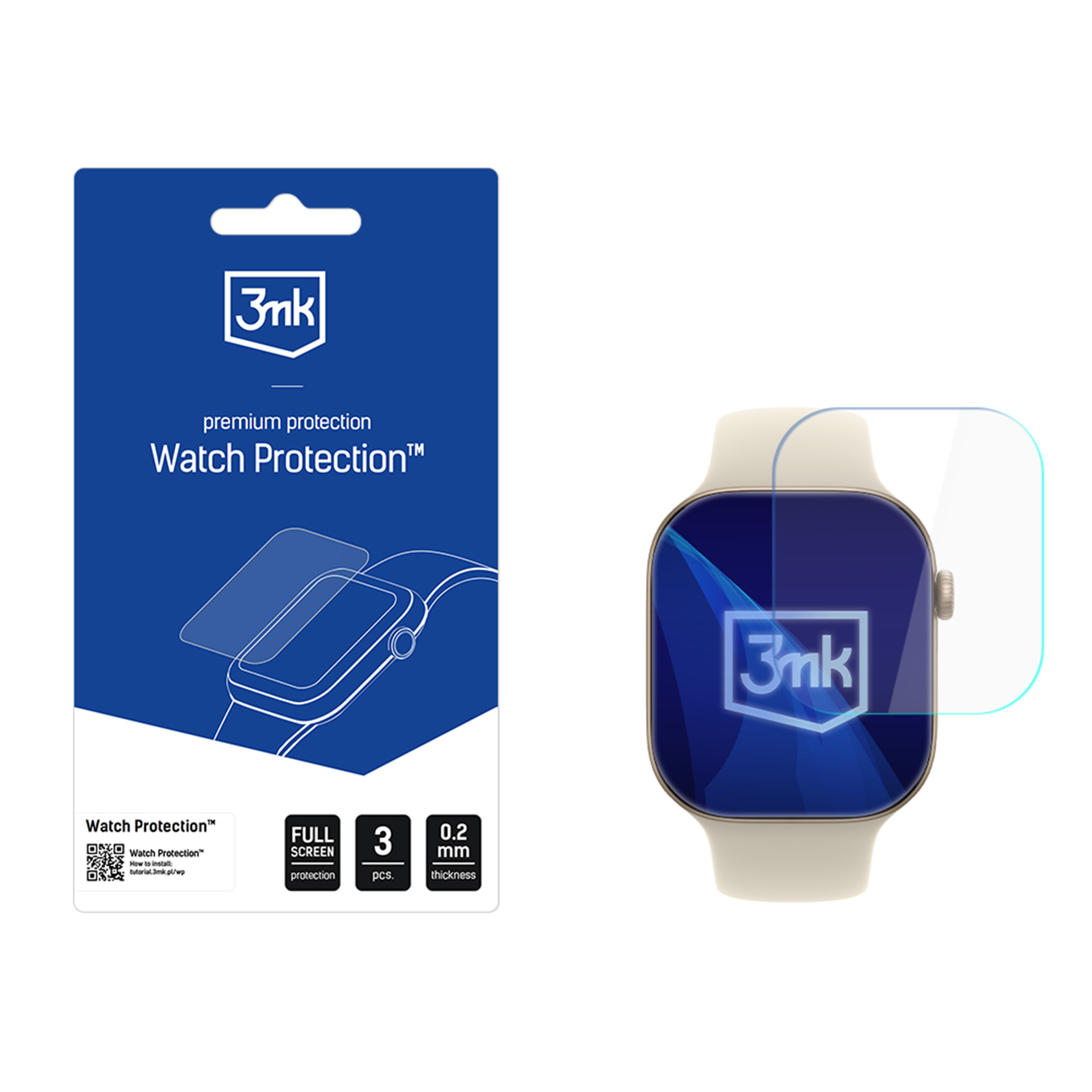 Apple Watch 12 46 mm – 3mk Watch Protection ARC