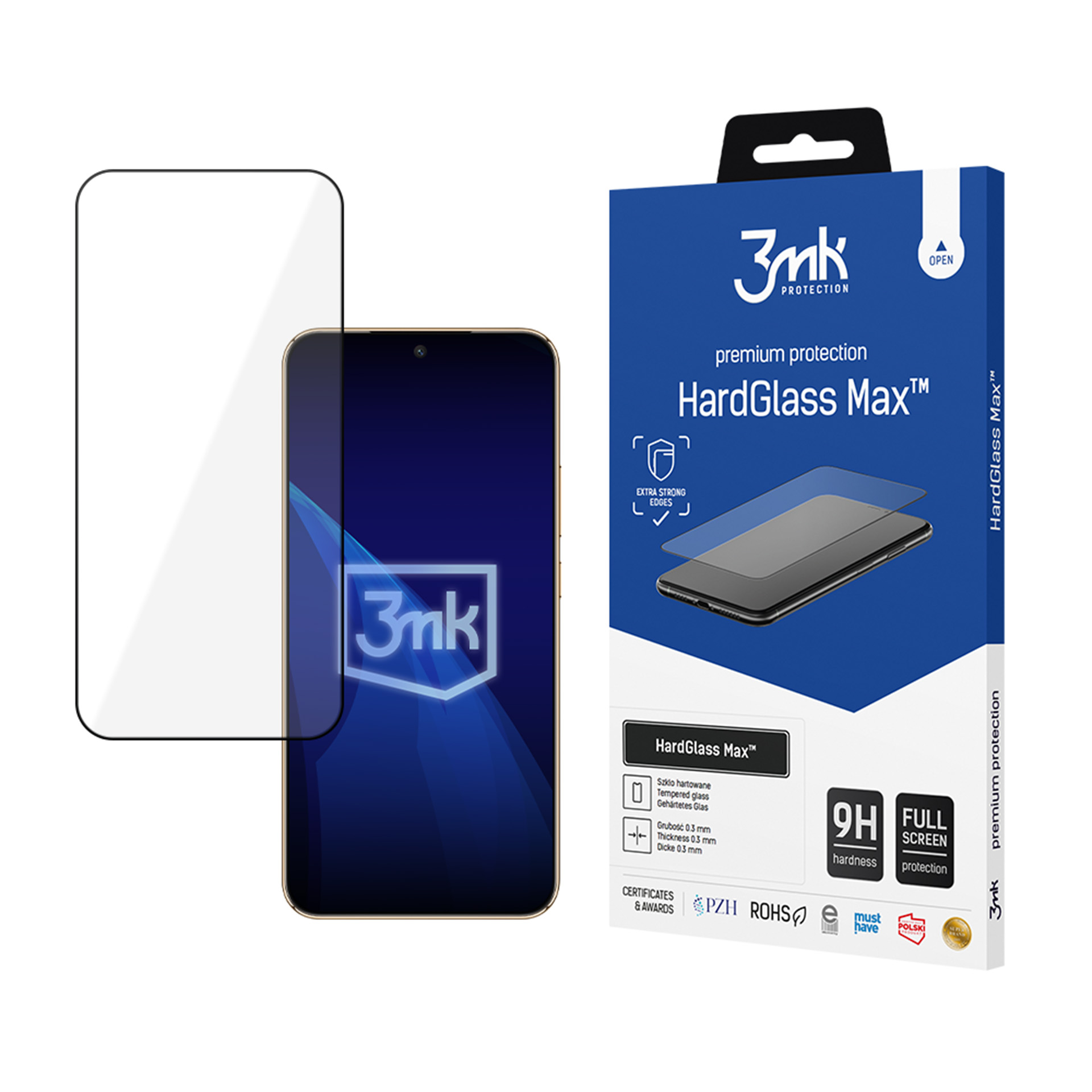 Honor Magic8 Lite - 3mk HardGlass Max Black