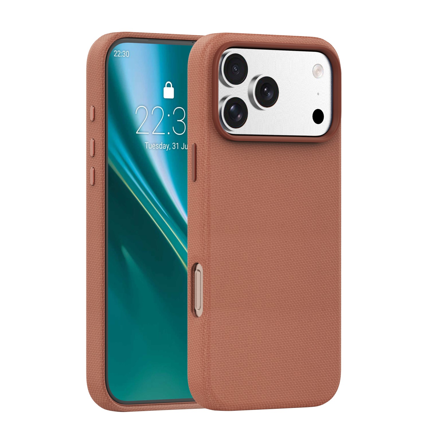 Rudas „Etteri Elegant Mag“ dėklas su „MagSafe“ – „Apple iPhone 17 Pro Max“ ir „iPhone 18 Pro Max“ modeliams