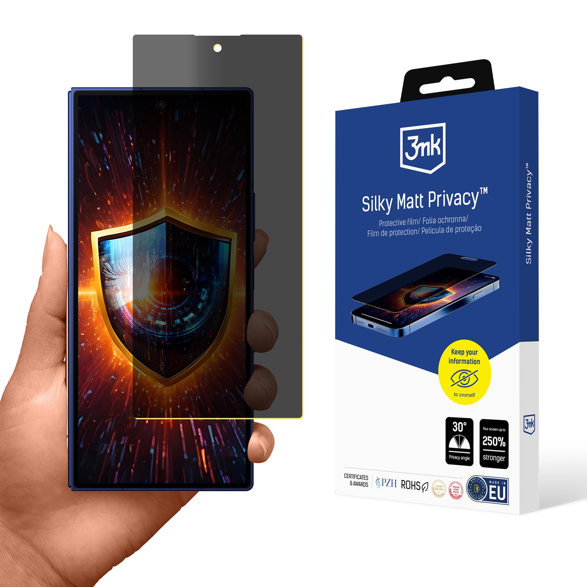 3mk Silky Matt Privacy apsauginis stikliukas Samsung Galaxy Z Fold 7