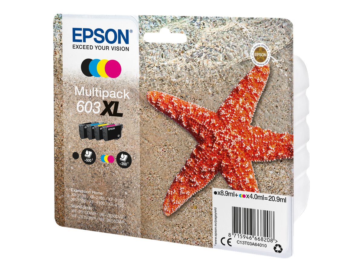 Epson 603XL C13T03A64010 4 spalvų rašalo kasečių rinkinys