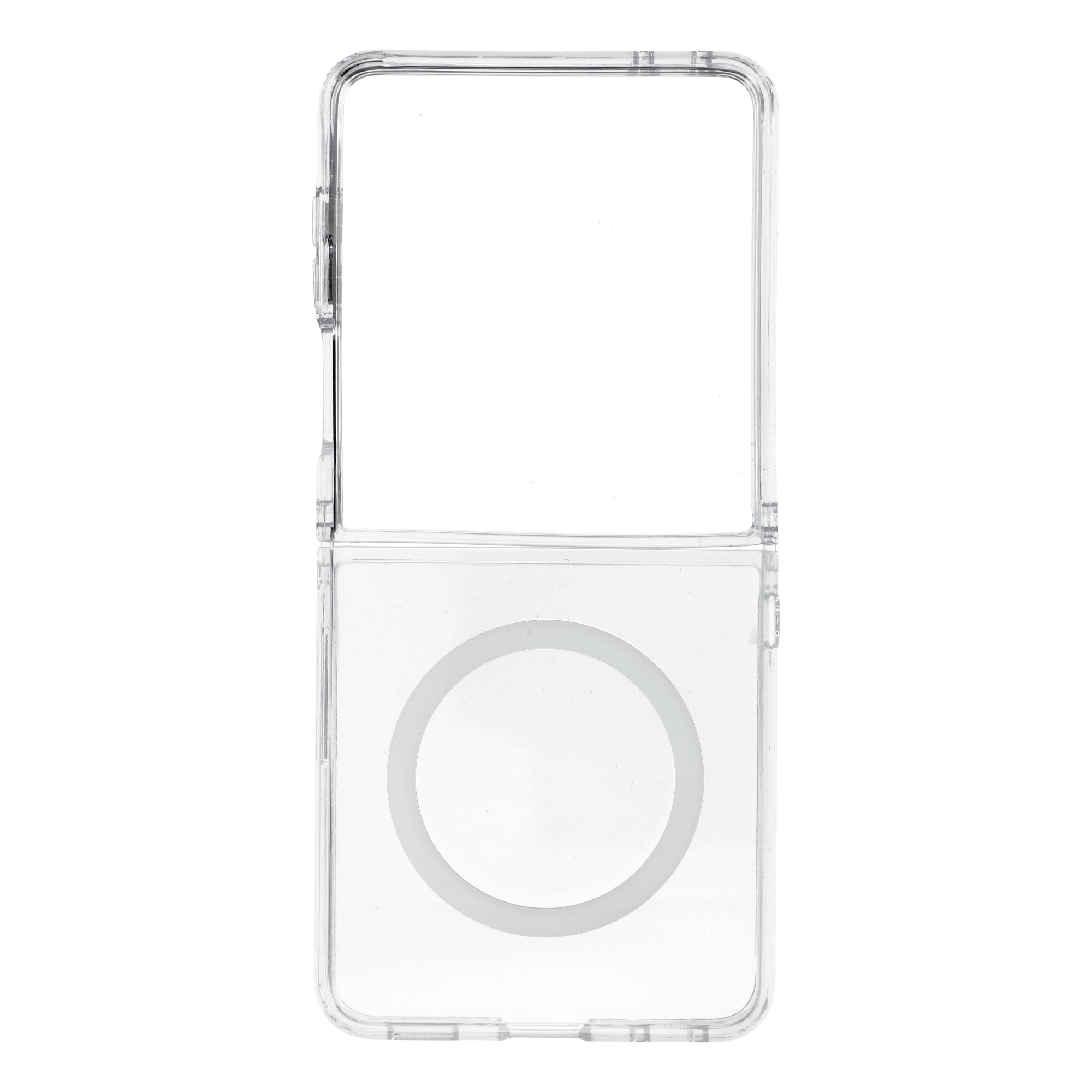 Skaidrus „4sF-S Clear“ dėklas su „MagSafe“ palaikymu, skirtas „Samsung Galaxy Z Flip8“