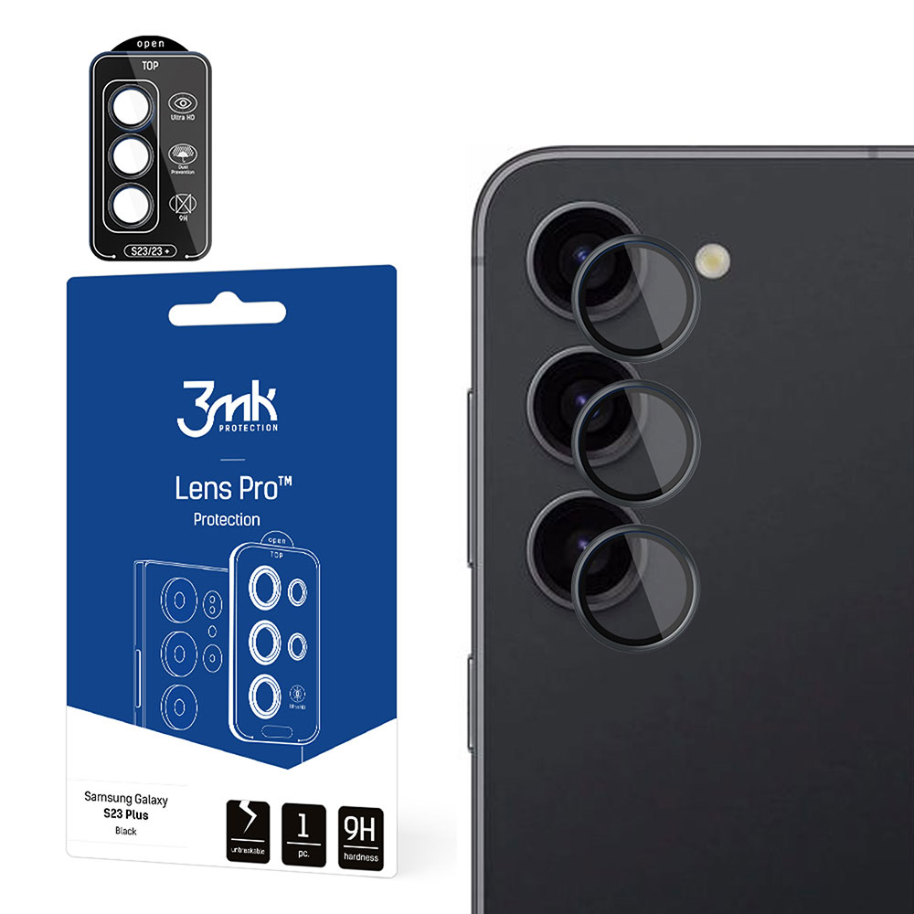 3mk Lens Protection Pro защита камеры для Samsung Galaxy S24 - чёрный
