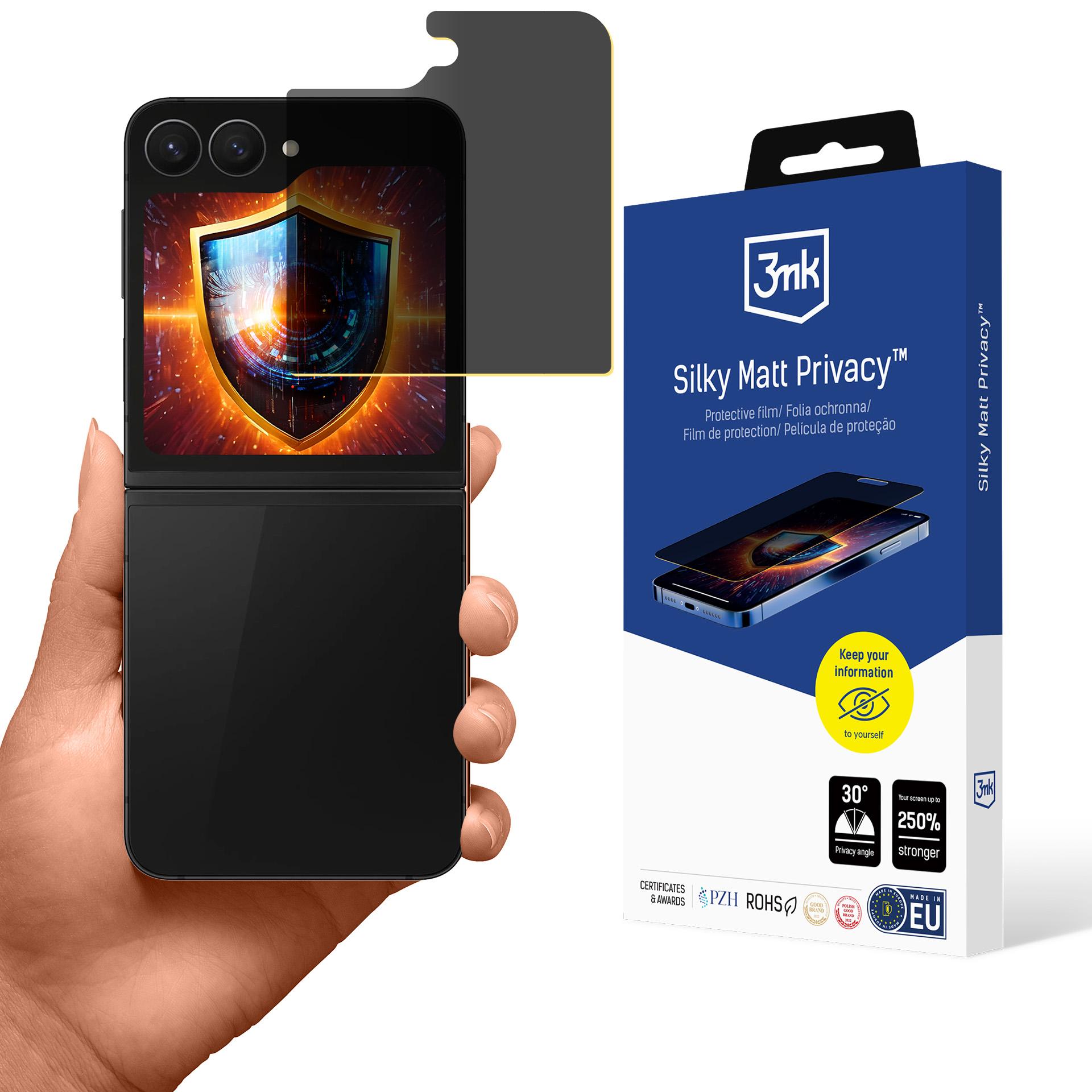 Samsung Galaxy Z Flip 6 / 7 FE - 3mk Silky Matt Privacy
