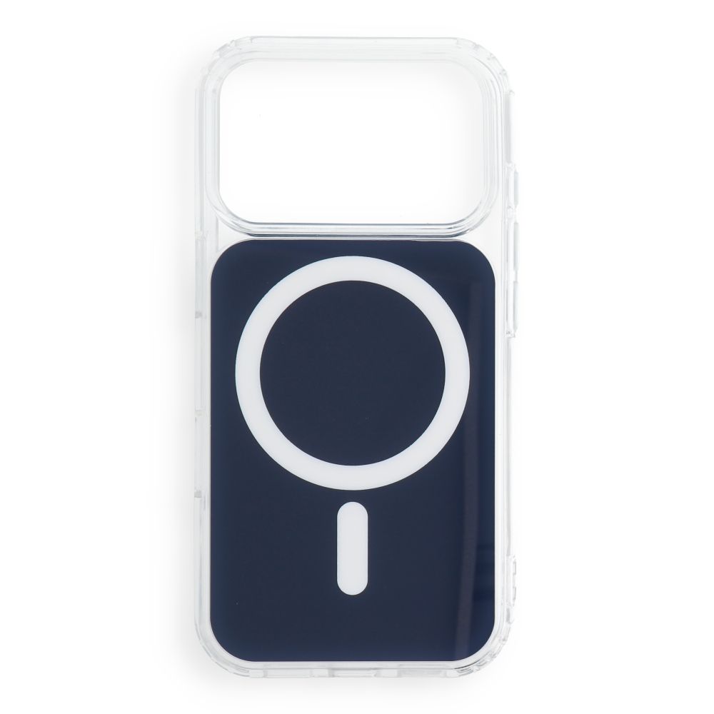 Dėklas, skirtas iPhone 18 Pro / 17 Pro: Clear Fusion Mag Cover, suderinamas su MagSafe, spalva – jūrinė mėlyna