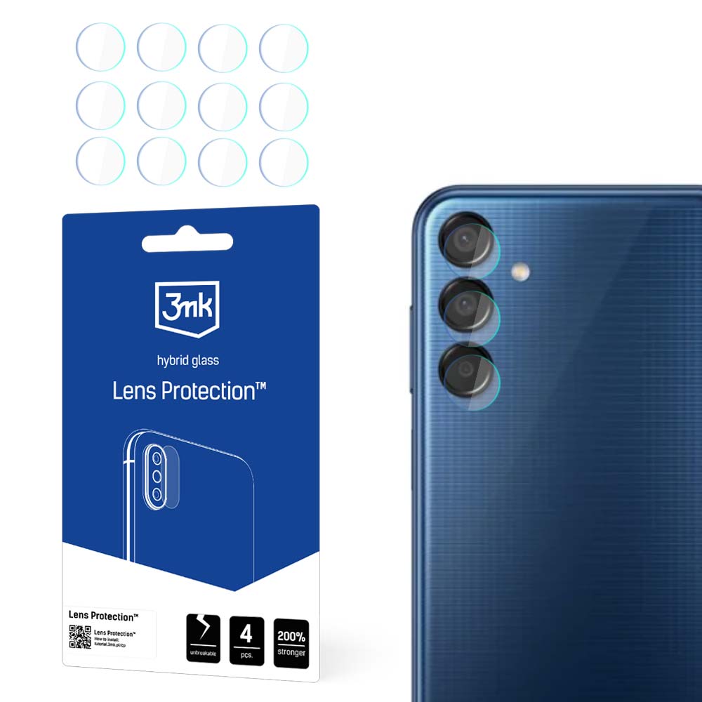 Гибридное стекло камеры 3mk Lens Protection™ для Samsung Galaxy M15 5G