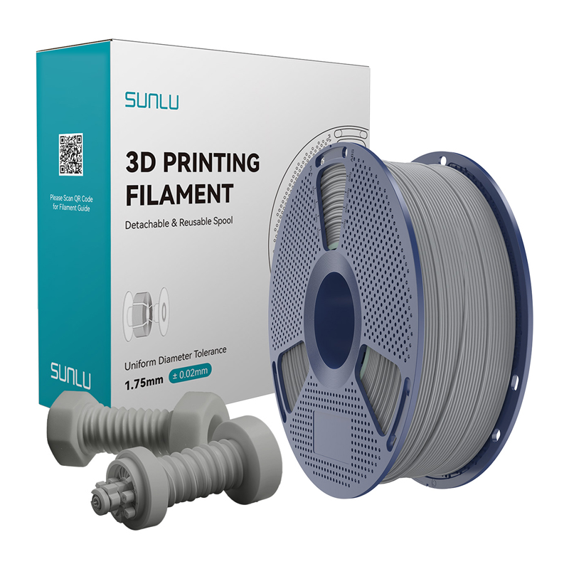 Pilkas „Sunlu ABS High-Speed“ filamentas 3D spausdintuvams