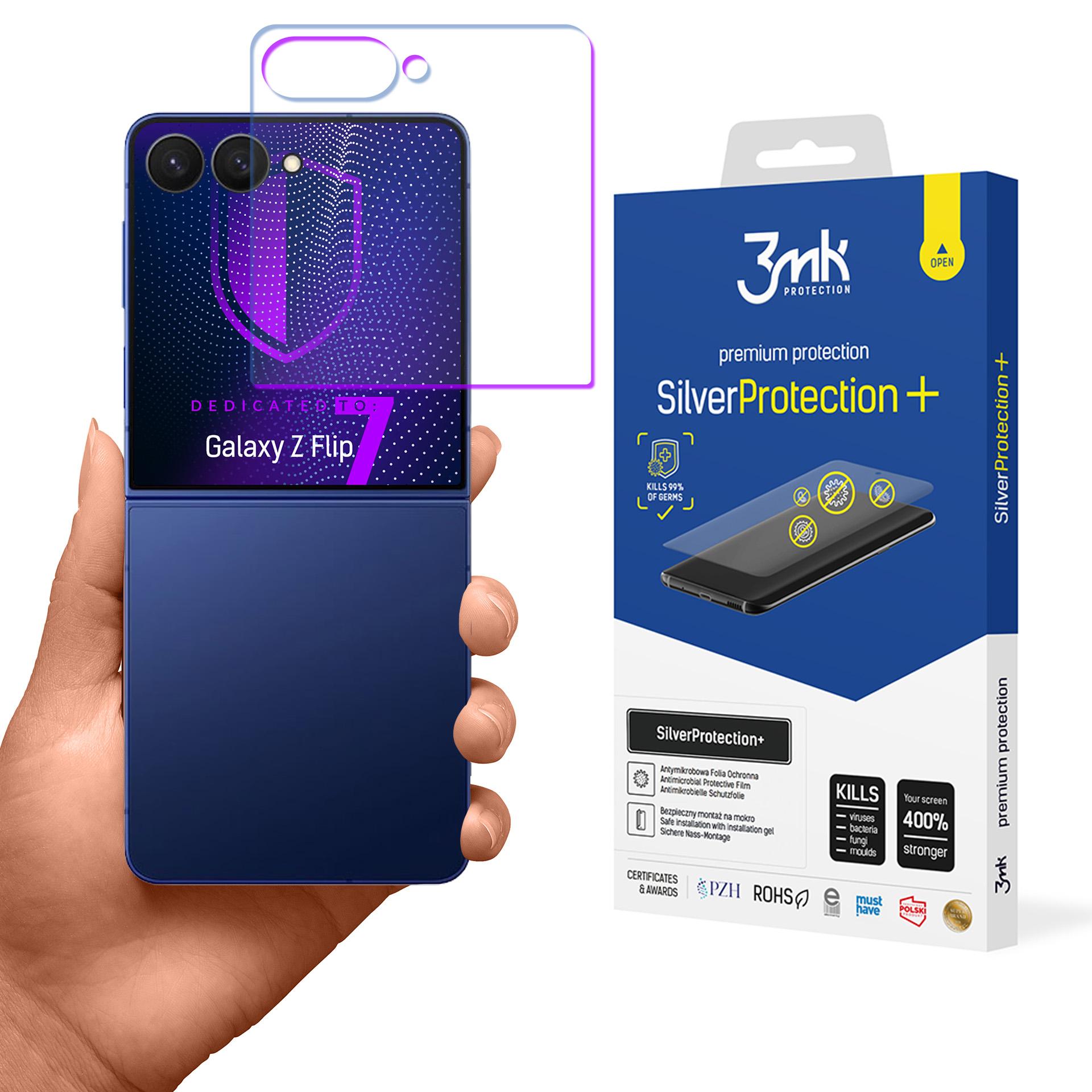 Samsung Galaxy Z Flip 7 - 3mk SilverProtection+