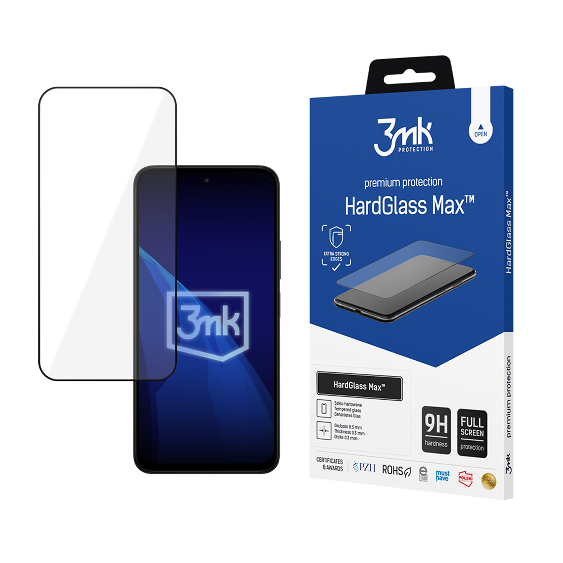 Redmi Note 15 4G/5G - 3mk HardGlass Max Black