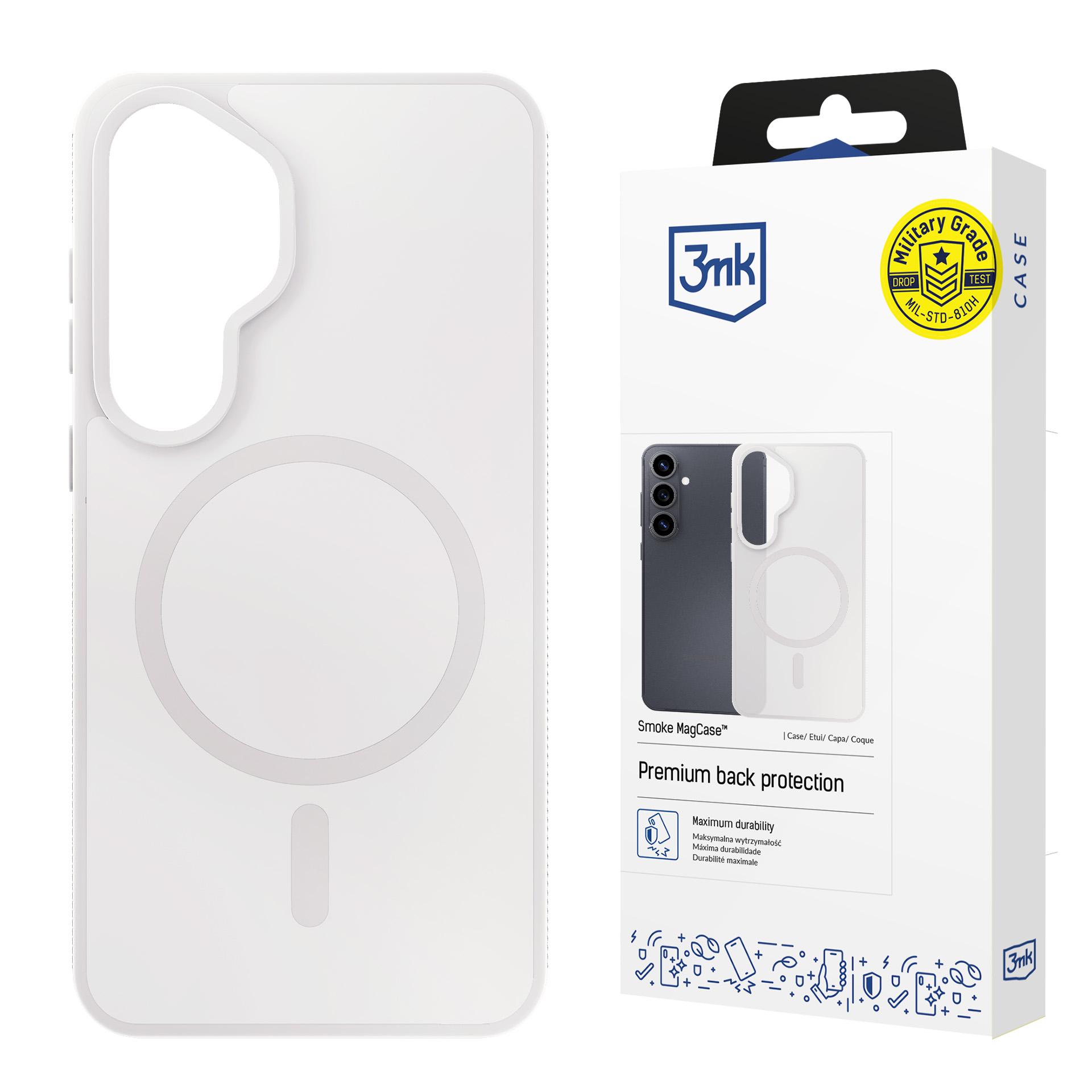 Samsung Galaxy S26 - 3mk Smoke MagCase White