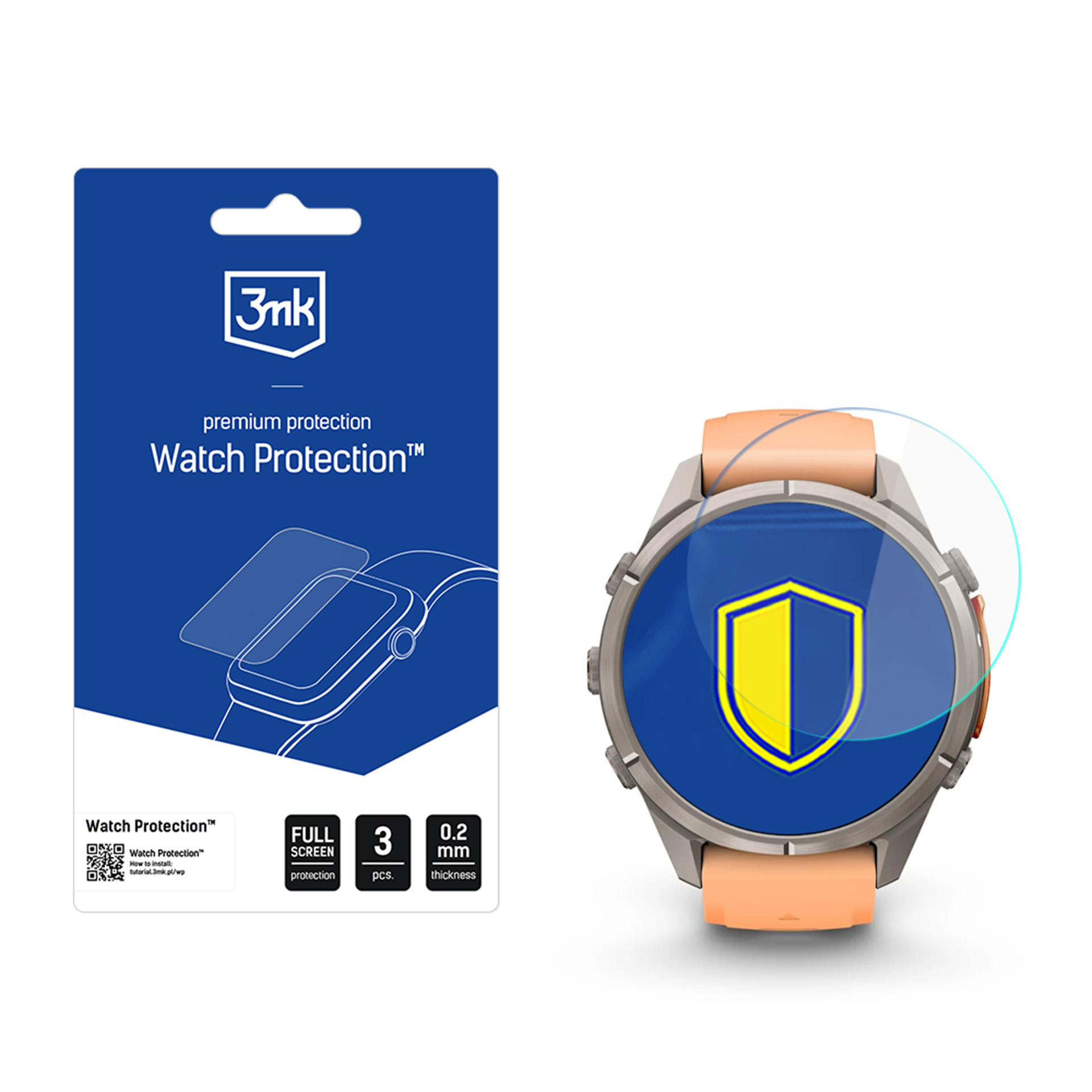 Garmin Fenix 9 Pro 43mm - 3mk Watch Protection FlexibleGlass