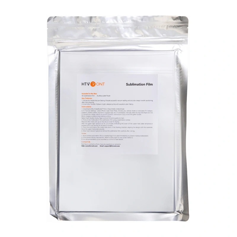 HTVRONT A4 Sublimation Film, 21 x 29.72 cm (transparent)