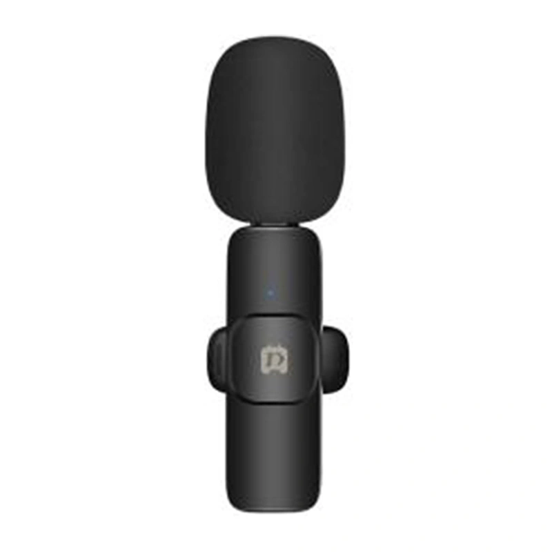 Juodas 2,4 GHz belaidis prisegamas mikrofonas „PULUZ PU3082B“ su USB-C imtuvu, skirtas „Android“ įrenginiams su OTG