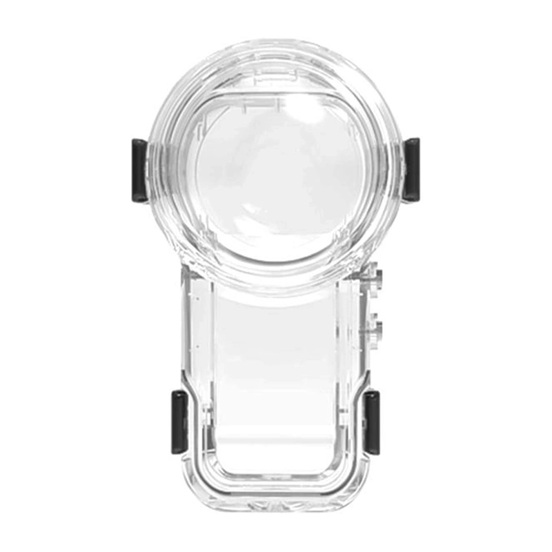 Puluz vandeniui atsparus dėklas Insta360 X5 iki 60 m su greito atsegimo laikikliu (skaidrus)