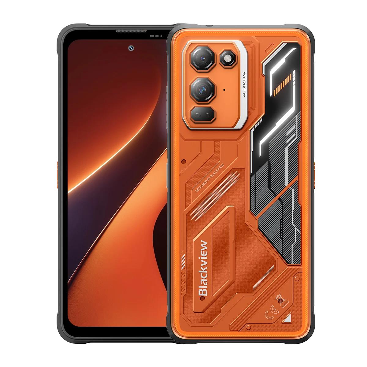 Blackview Fort 200 išmanusis telefonas, 6/256GB, oranžinis