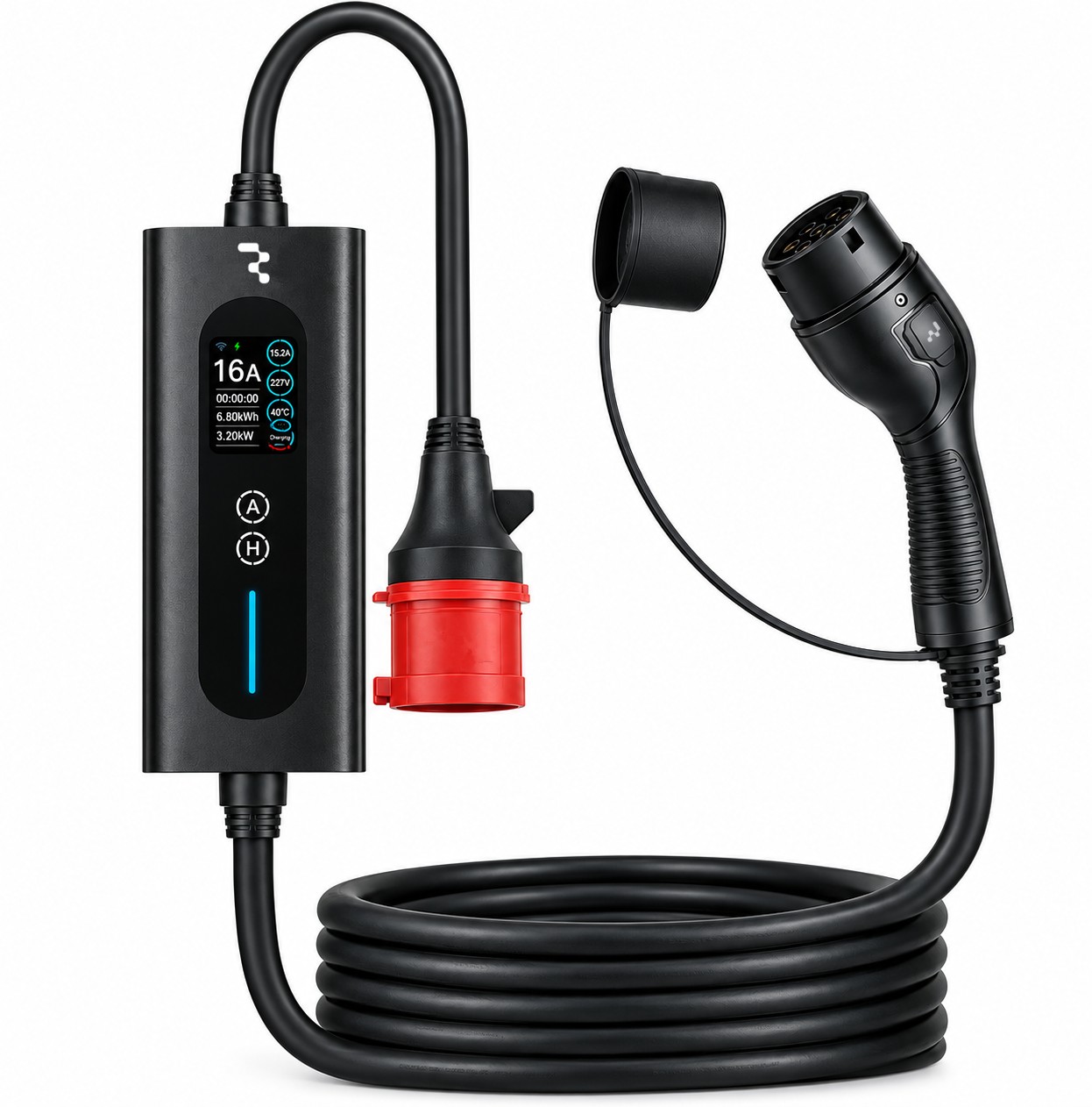 EV charger Reach PC62-11 3 phases Type2 16A 11kW 5.0m