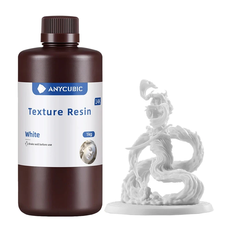 ANYCUBIC Texture tekstūrinė derva, balta