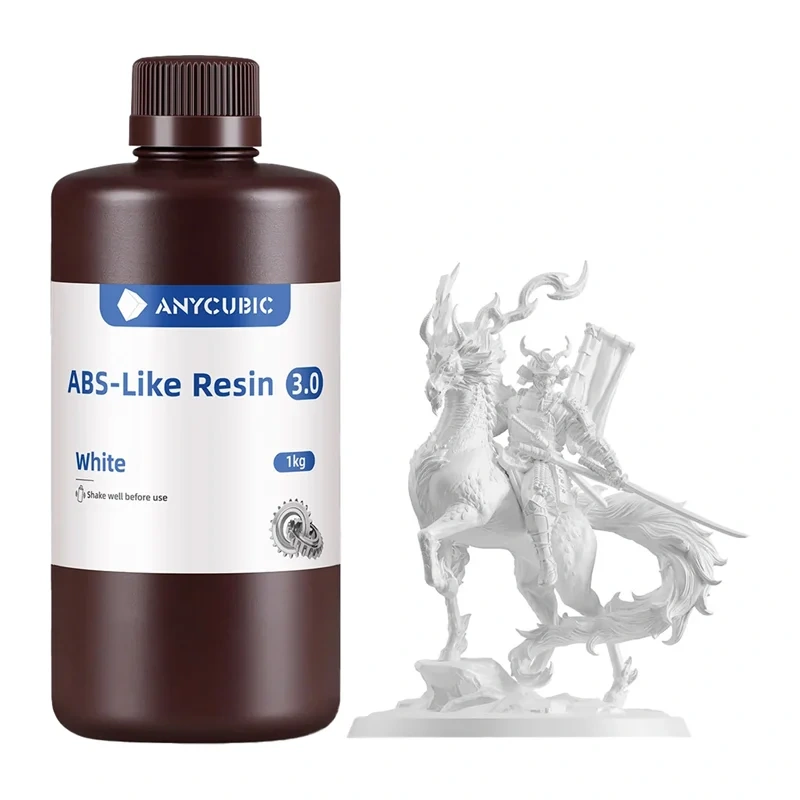 ANYCUBIC ABS tipo derva 3.0 (spalva: balta)