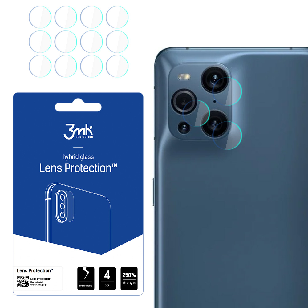 Oppo Find X3 5G - 3mk Lens Protection