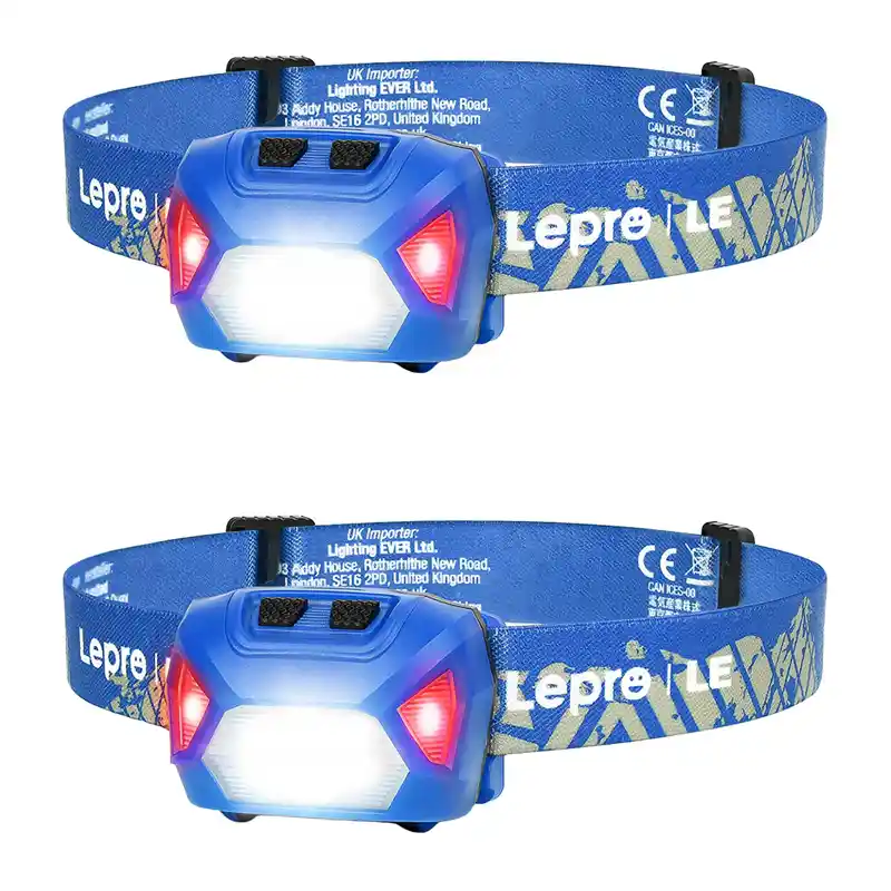 LEPRO 320014-B-2 galvos žibintas, 2 vnt. pakuotė