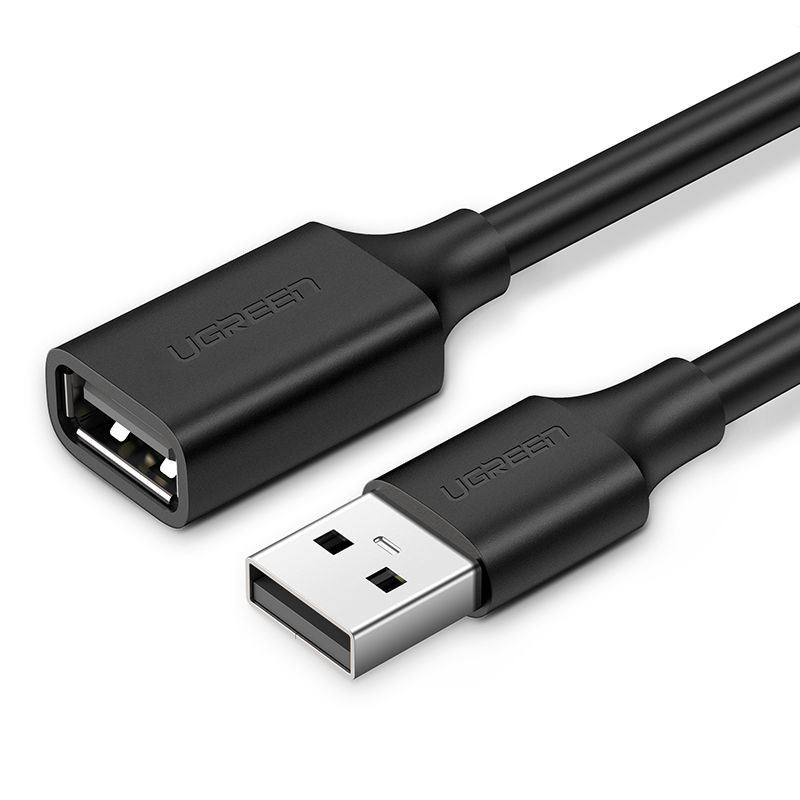 Extension cable Ugreen USB-A to USB-A 1.5m black (10315)