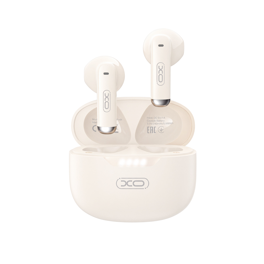 XO G50 TWS belaidės Bluetooth ausinės, smėlio spalvos