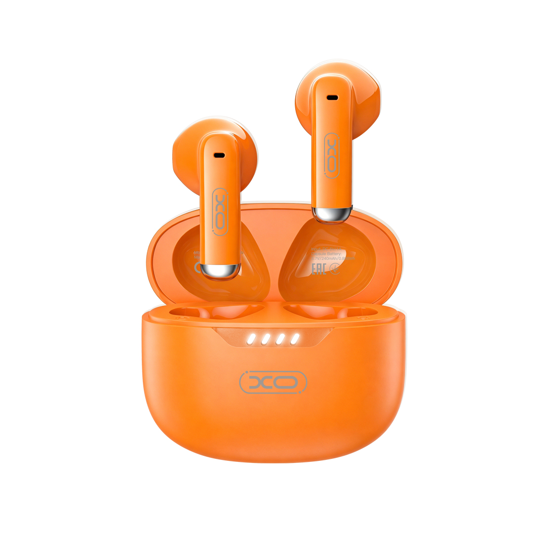 XO G50 TWS Bluetooth ausinės, oranžinės