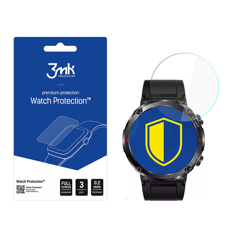 3mk laikrodžio apsauga™ v. FlexibleGlass hibridinis stiklas Rubicon RNCE96