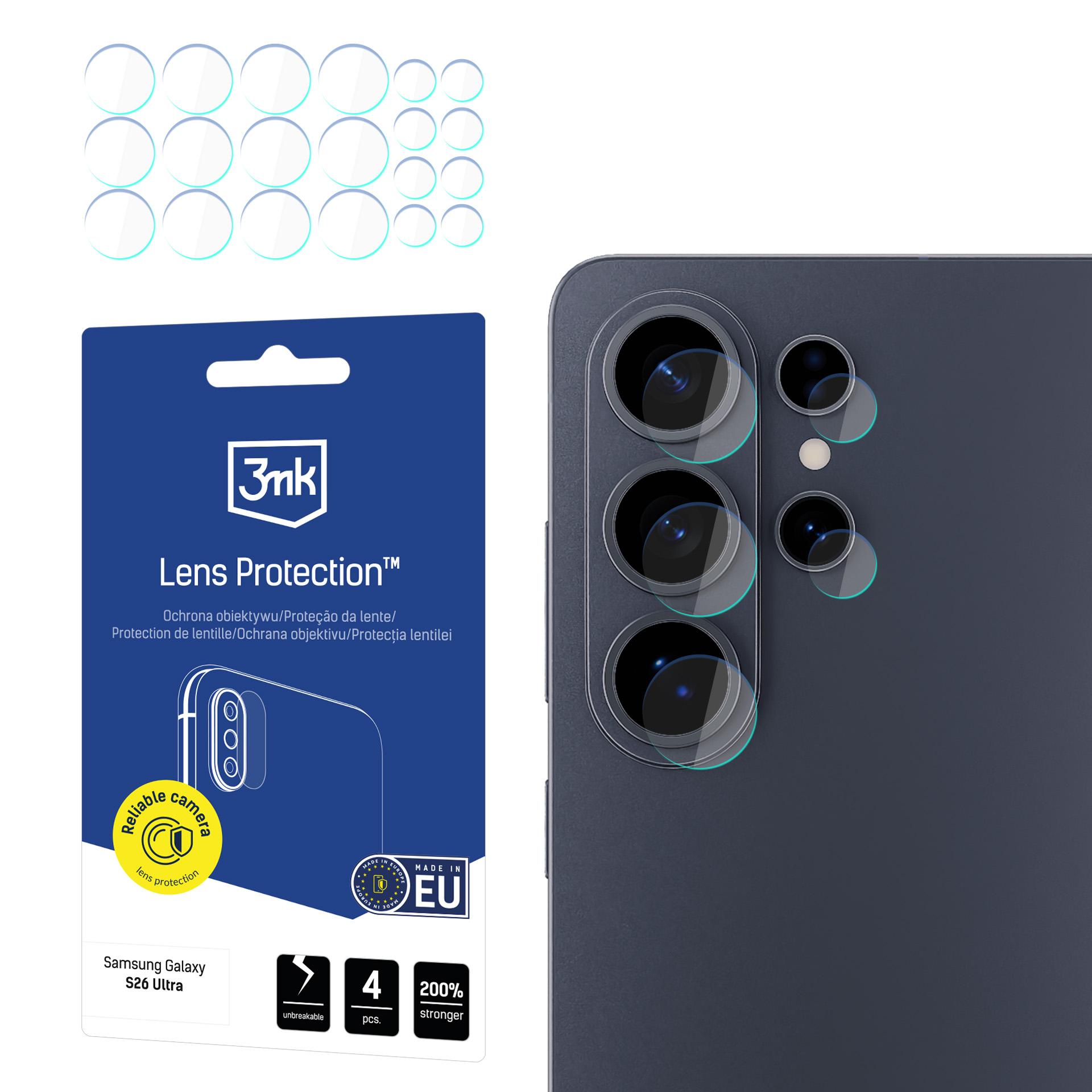 3mk Lens Protection гибридное стекло для объектива камеры Samsung Galaxy S26 Ultra