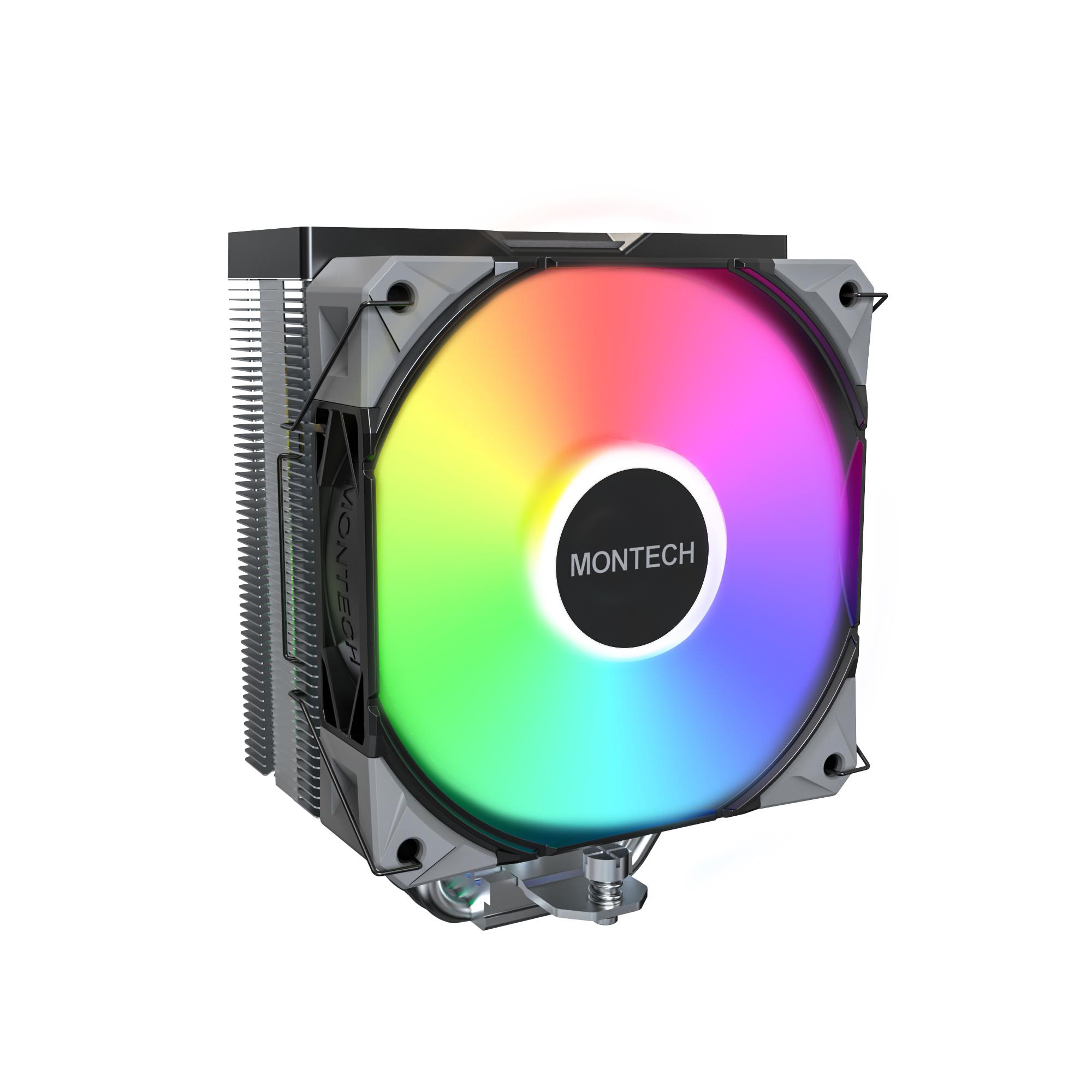 Montech NX400 ARGB (B) universalus procesoriaus aušintuvas, juodas