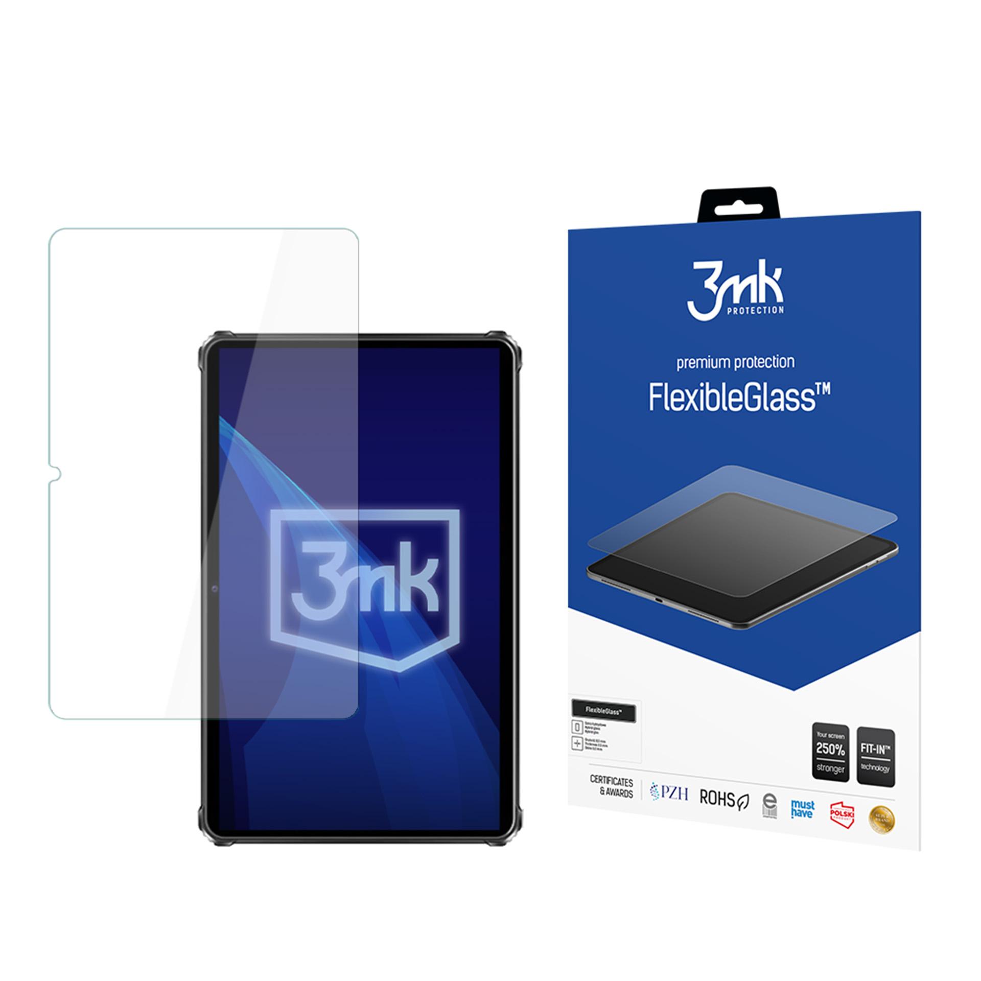 Apsauginis stiklas 3mk FlexibleGlass™ skirtas Oukitel RT9 – iki 13 colių