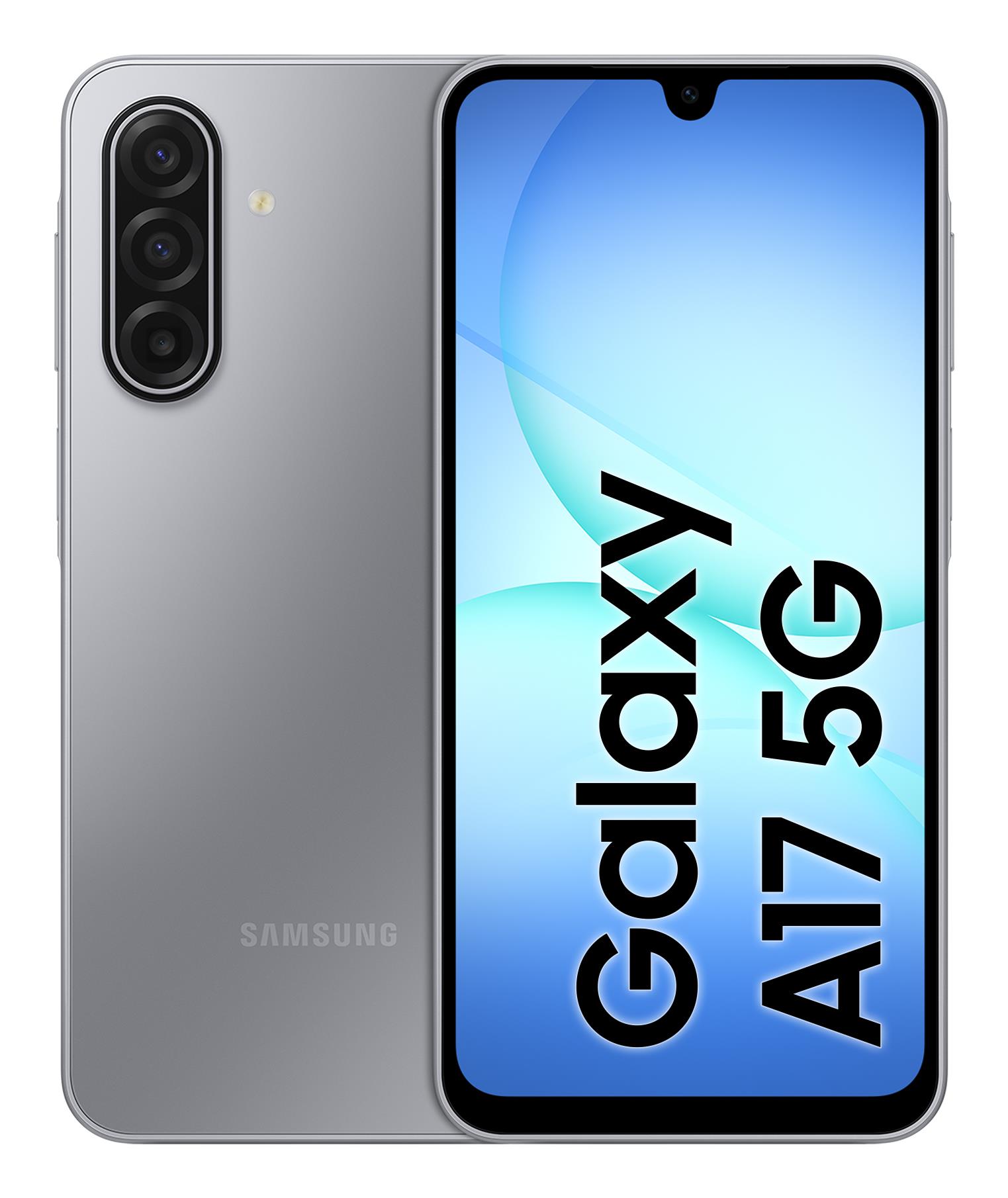 Samsung Galaxy A17 5G SM-A176B išmanusis telefonas, 4/128GB, pilkas