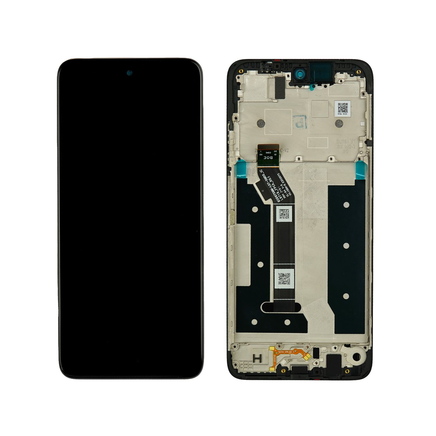 Originalus LCD ekranas su jutikliniu skydeliu ir rėmeliu, skirtas Motorola G35 5G