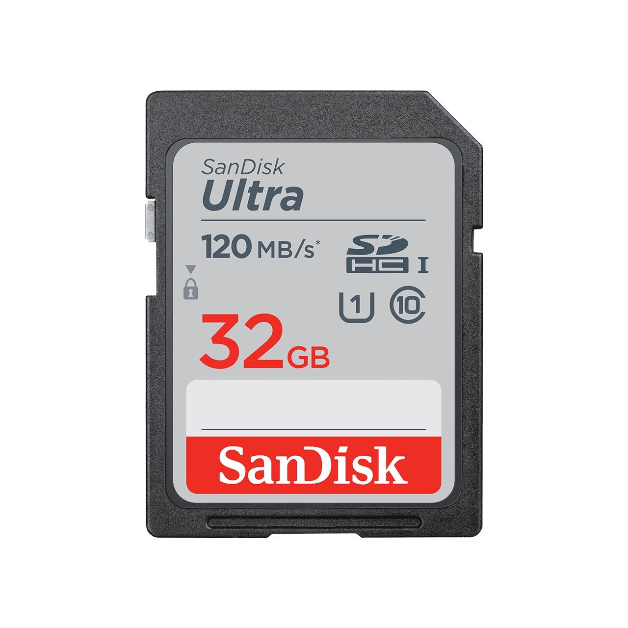 SanDisk SDSDUN4-032G-GN6IM SDHC atminties kortelės, 32 GB, UHS-I, 3 vnt.